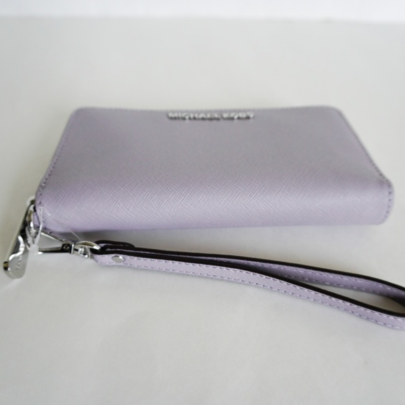 Michael Kors Jet Set LG Phone Case Wristlet Lilac - Picture 5 of 8
